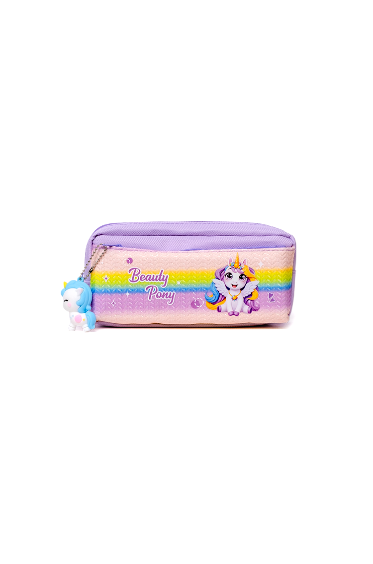 Fabric Pencil Case Beauty Pony-code 8597