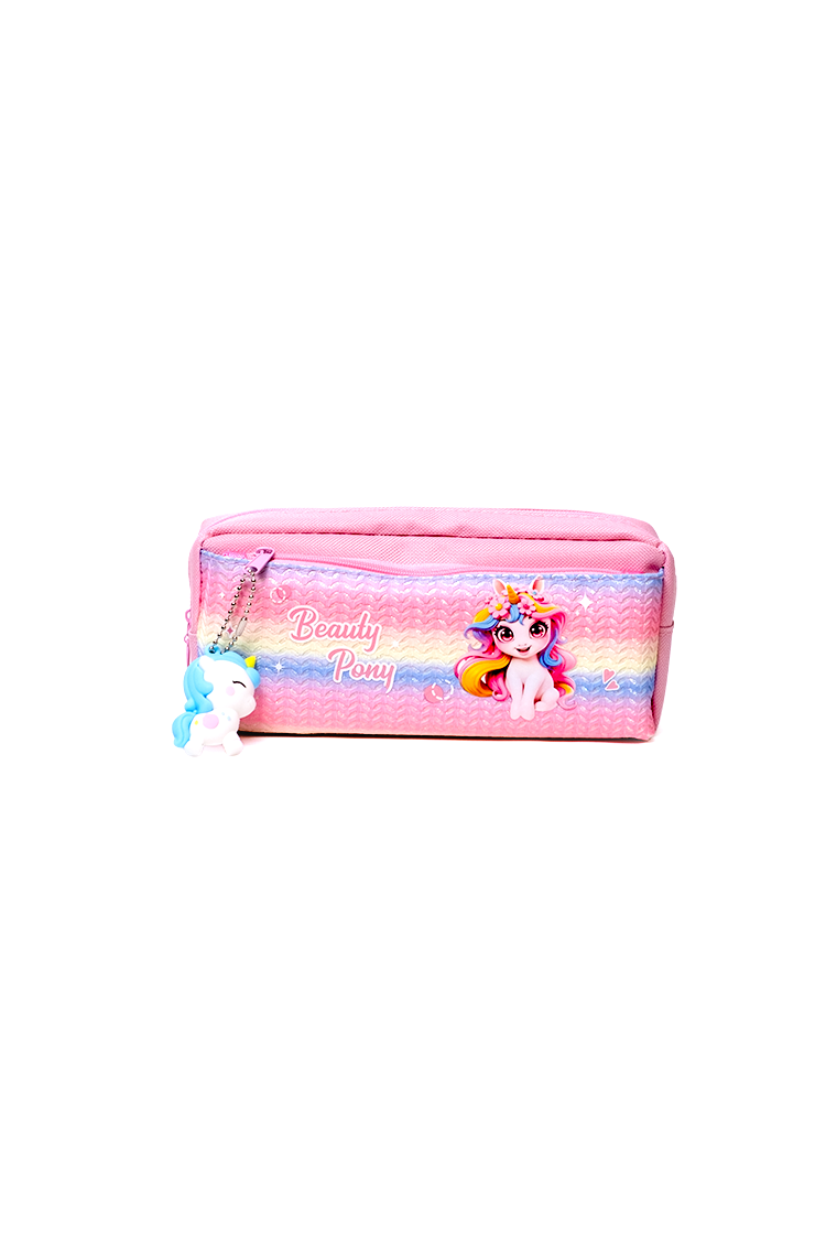 Fabric Pencil Case Beauty Pony-code 8597