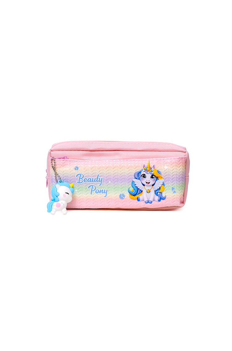 Fabric Pencil Case Beauty Pony-code 8597