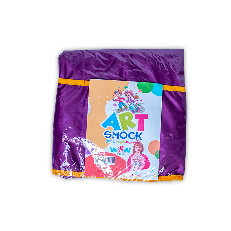 Coloring apron with sleeves